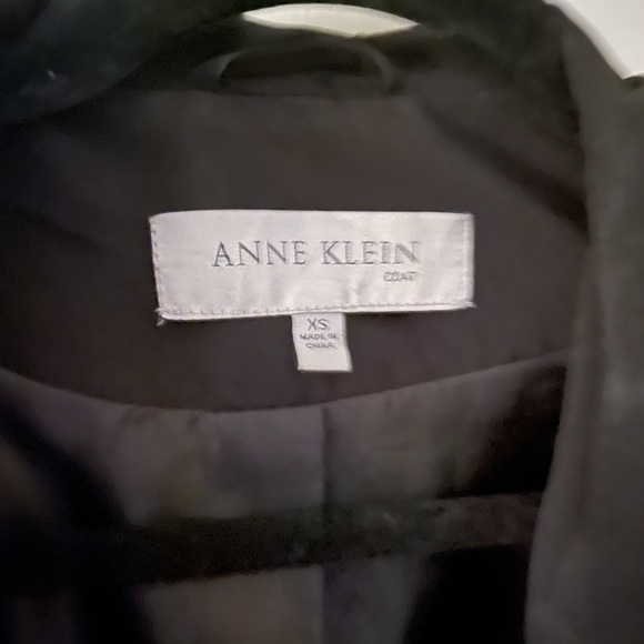 Ann Klein trench coat black - Picture 3 of 4